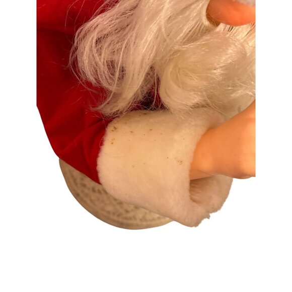 1991 Coca Cola Animated Santa Claus Christmas Decoration 24" Tall With Rotating - Picture 6 of 10